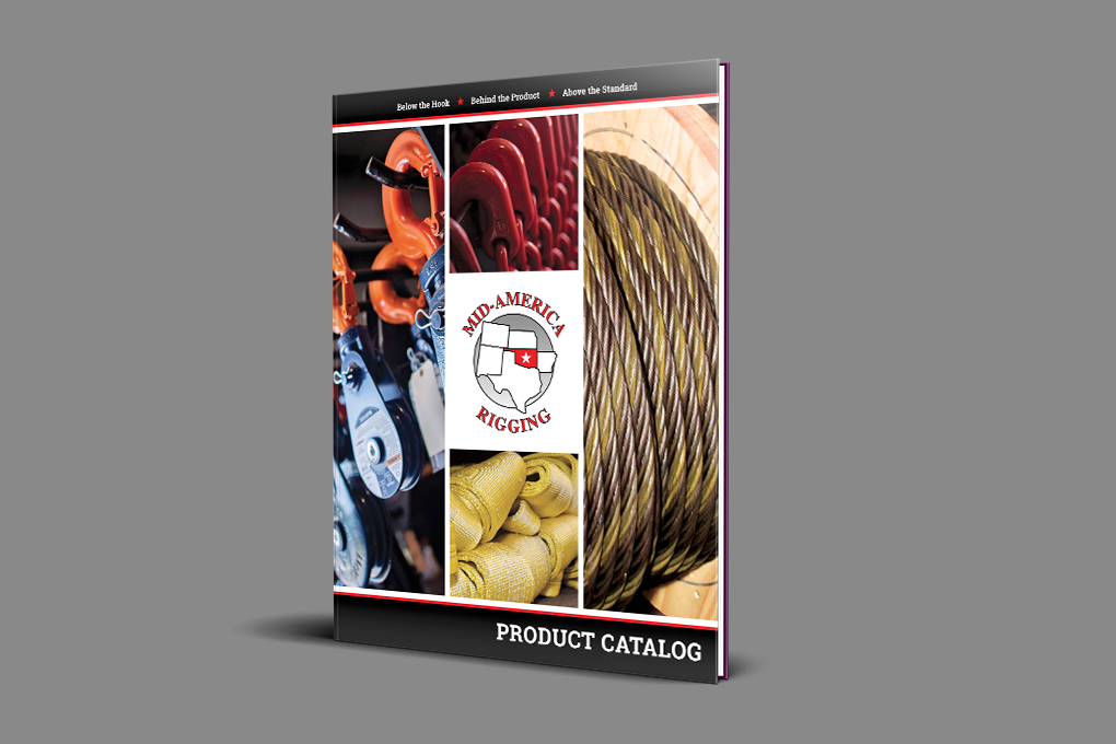 Mid-America Rigging catalog designed by Back40 Design