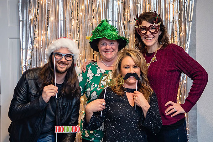 Back40 Christmas Party Photo Booth