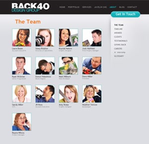 Back40 web designers