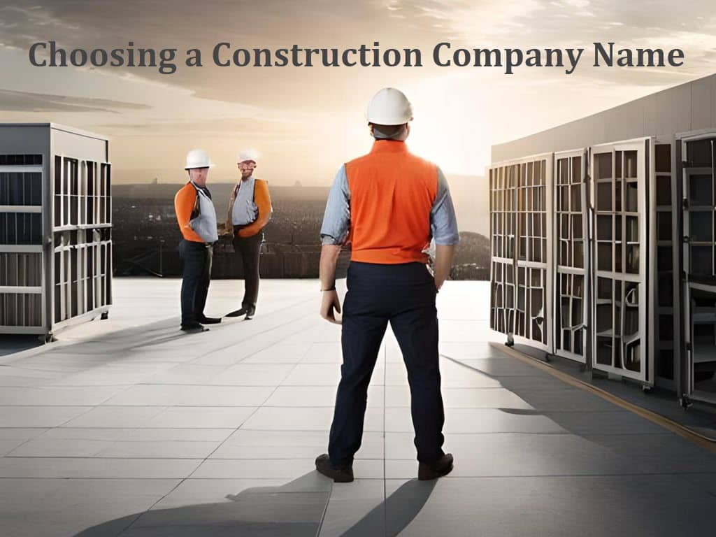 Choosing a Construction Company Business Name 
